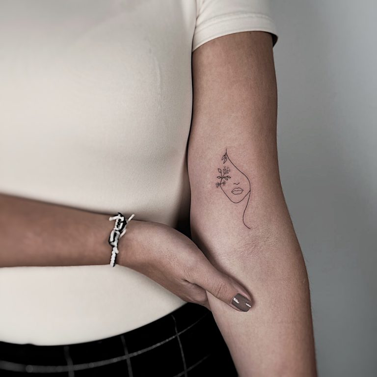 minimalist leg tattoos